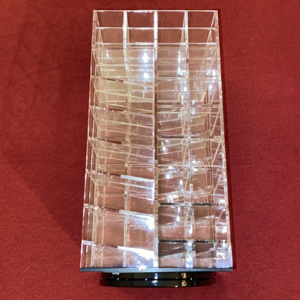 Acrylic spinning lipstick tower
